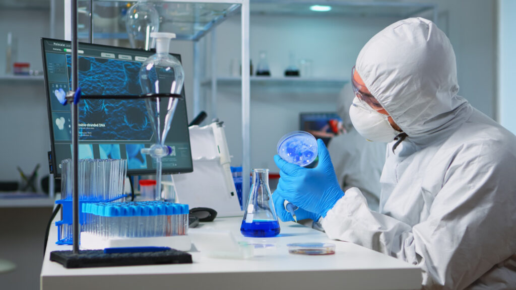 laboratório de pesquisas moleculares