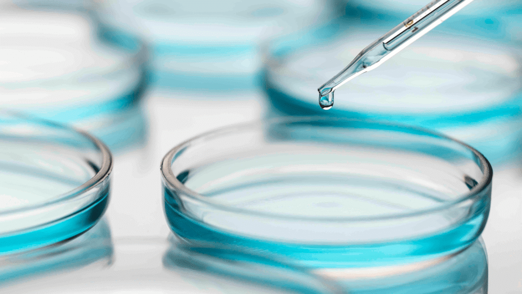 amostras analise em laboratorio