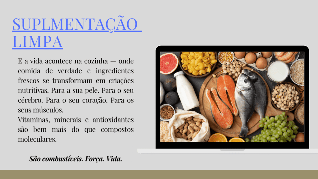 QUEM SOMOS. A melhor maneira de repor energia e saude é pela alimentação natural e saudável. Suplementação com cautela e acompanhamento responsável.